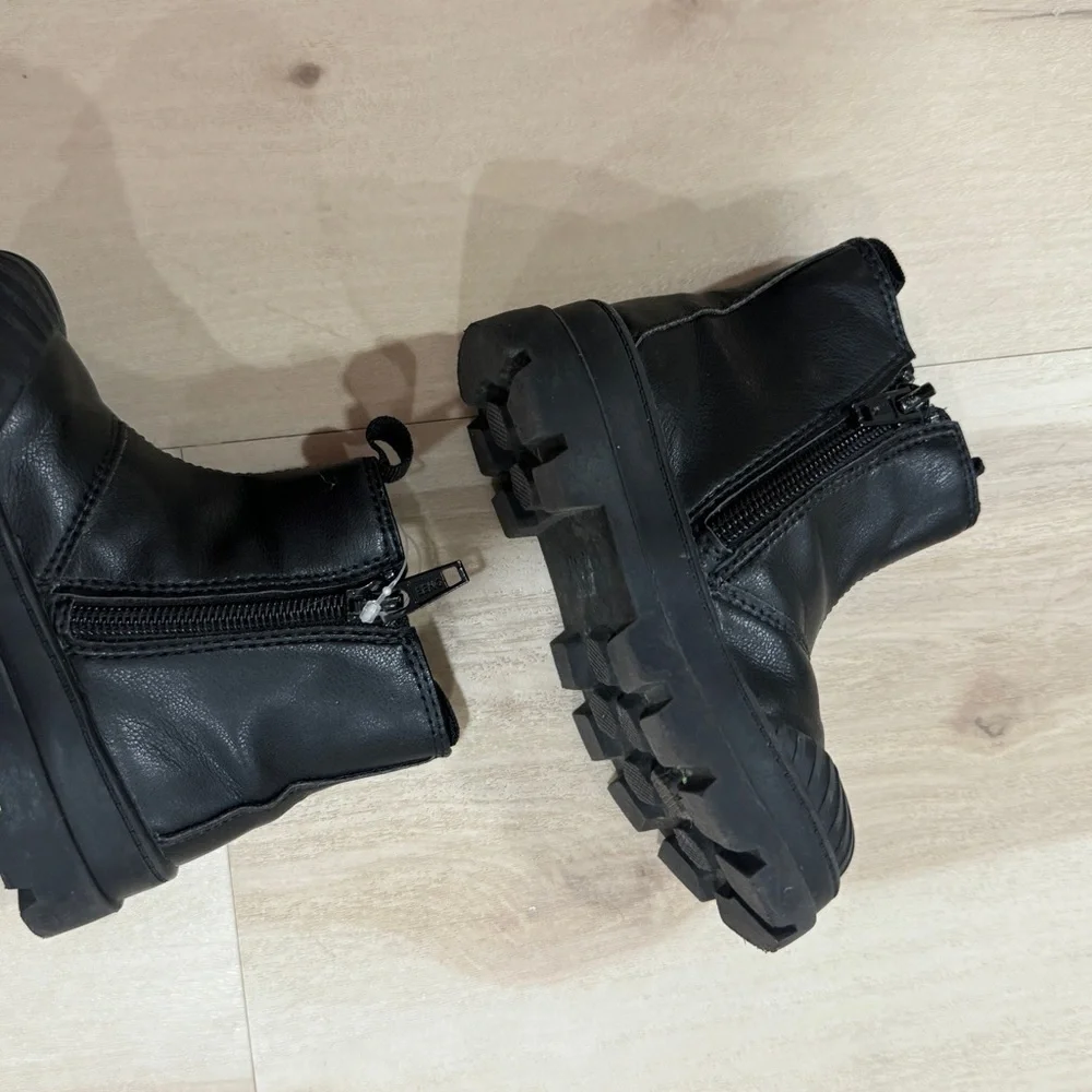 H&M kids chelsea boots doc marteens toddler baby girl ankle faux leather